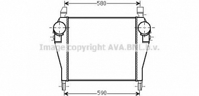 AVA QUALITY COOLING iv4101 -  Интеркулер
